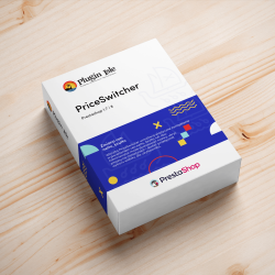 Cenna netto i brutto na stronie produktu Prestashop