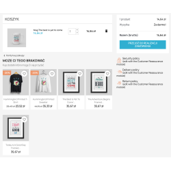 Cross-sell & Up-sell - zwiększ wartość i sprzedaż - moduł Prestashop