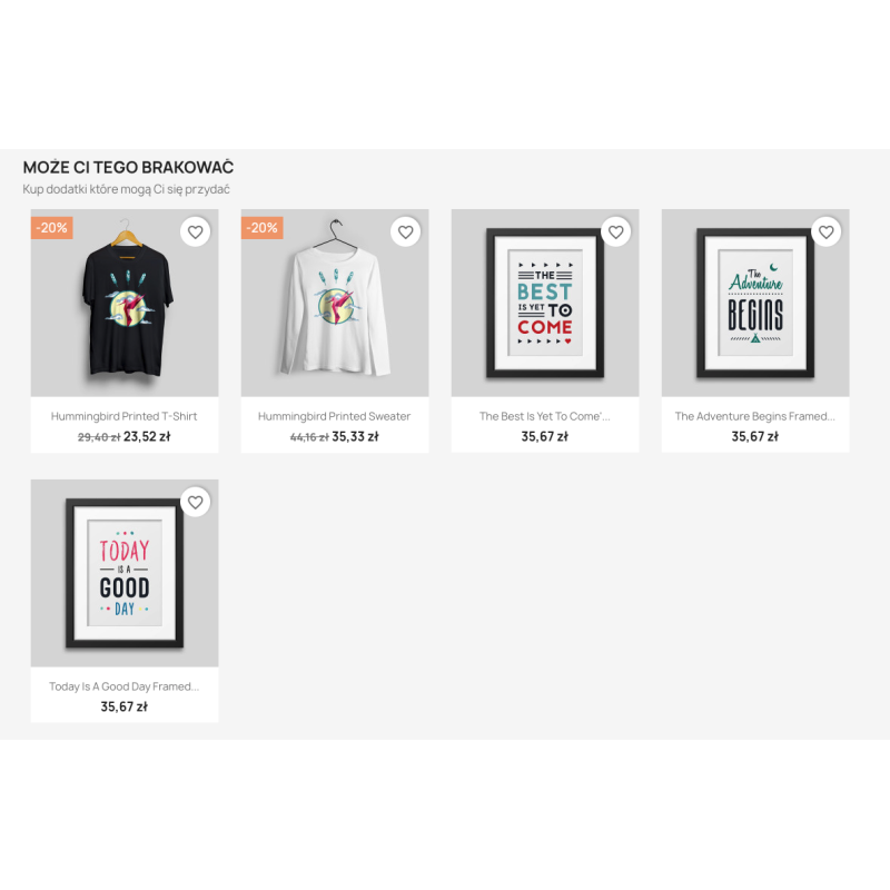 Cross-sell & Up-sell - zwiększ wartość i sprzedaż - moduł Prestashop