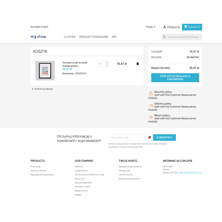 Cross-sell & Up-sell - zwiększ wartość i sprzedaż - moduł Prestashop