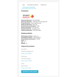 Dostosowanie  do wymogów GPSR - moduł PrestaShop