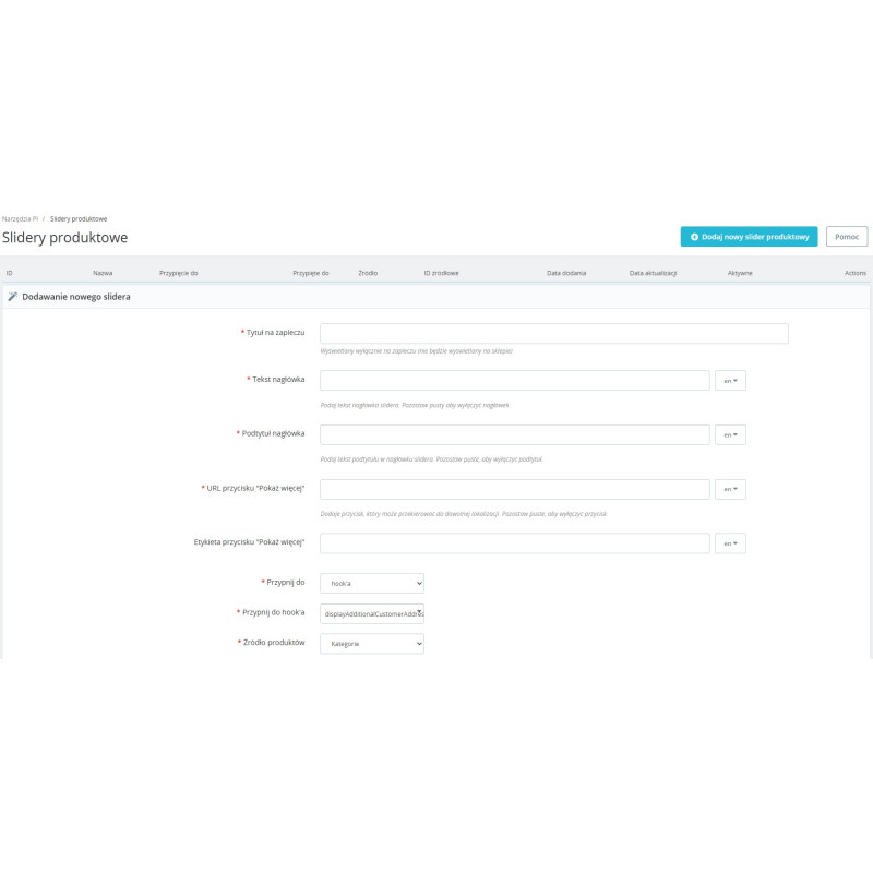 Karuzela Produktów PrestaShop – slider ofert zwiększający konwersję