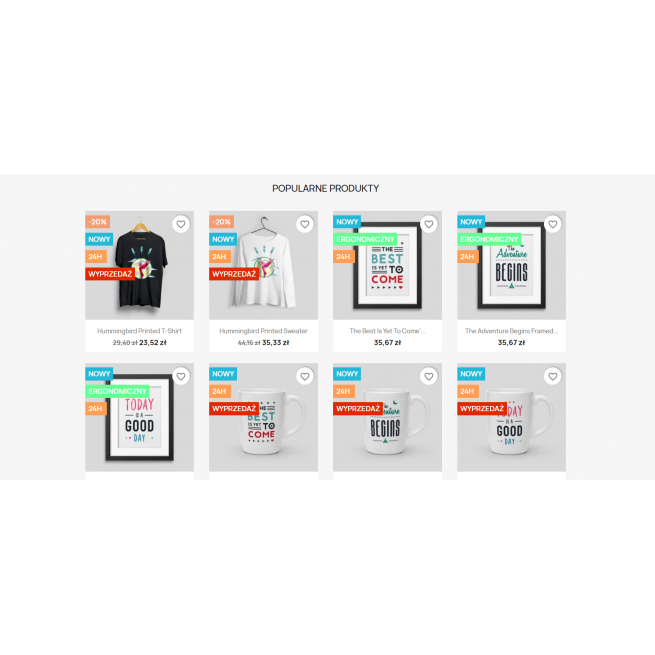 Etykiety na Produktach - Moduł dla PrestaShop