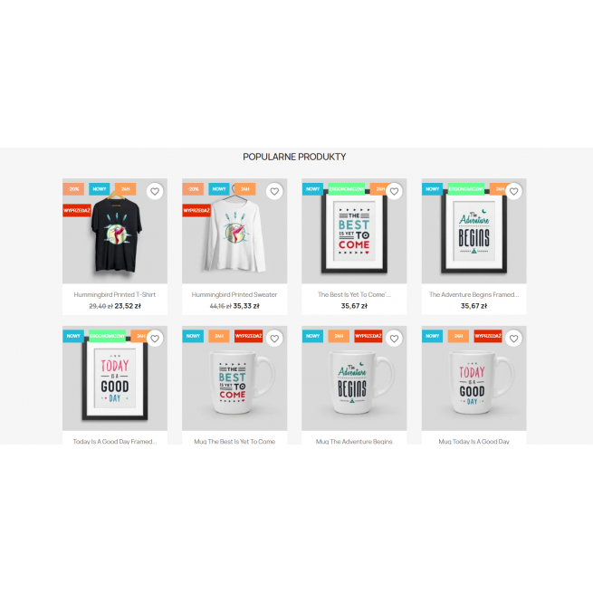 Etykiety na Produktach - Moduł dla PrestaShop