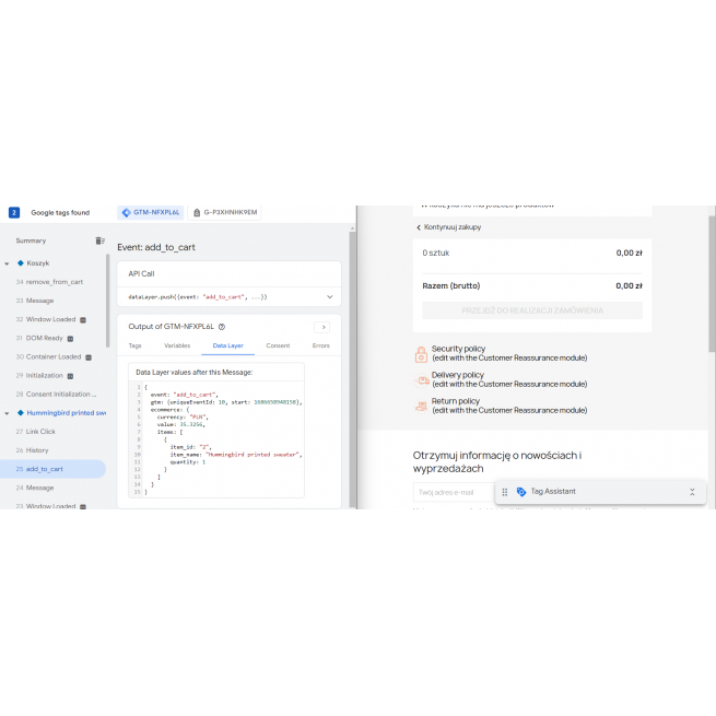 Google Tag Manager Enhanced Ecommerce - GA4, GTM, Konwersja
