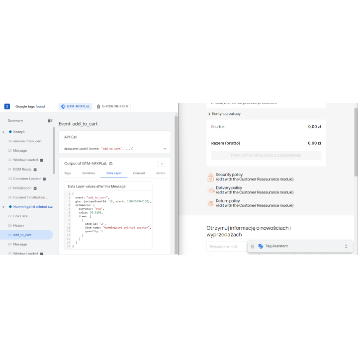 Google Tag Manager Enhanced Ecommerce - GA4, GTM, Konwersja