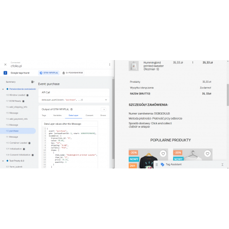 Google Tag Manager Enhanced Ecommerce - GA4, GTM, Konwersja